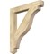 Ekena Millwork Funston Craftsman Rough Sawn Bracket, Douglas Fir, 4"W x 32"D x 36"H BKT04X32X36FST04RDF - alternate 1